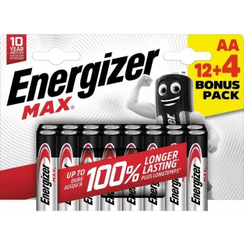 Baterie alcalină Energizer Max 316920 AA Mignon, 1,5 V, set de 16