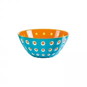 Bol de servire Guzzini Le Murrine 25 cm albastru/portocaliu