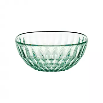 Bol de servire Guzzini Vanity 30 cm, verde matcha, plastic reciclat