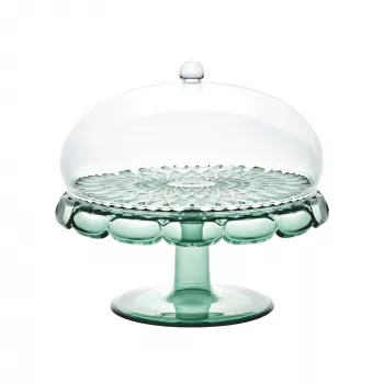 Suport de tort cu clopot Guzzini Vanity verde matcha