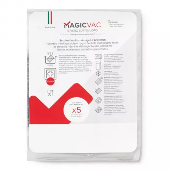 MagicVac 50 Vacuum Sealer Bags 40x50 cm – Embossed, BPA-Free, Boil & Sous Vide Safe