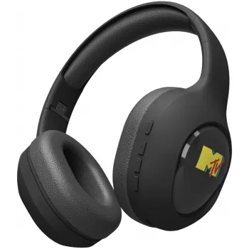 Căști on-ear stereo JAZ TEJZHEADMTVK cu microfon, pliabile, negre