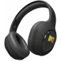 Căști on-ear stereo JAZ TEJZHEADMTVK cu microfon, pliabile, negre