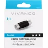 Adaptor audio Vivanco RCA la RCA (VVAADAPRCAFF)