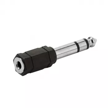 Vivanco VVAJACKAD35F63M 3.5mm Female to 6.35mm Male Stereo Jack Adapter