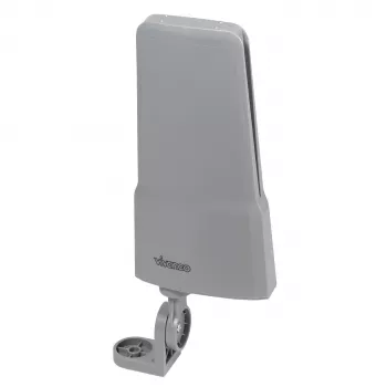 Vivanco VVANOUT42DBG Outdoor Active Antenna for DAB/DAB+ and DVB-T/DVB-T2, 42 dB Gain, F-Connector, Black/Grey