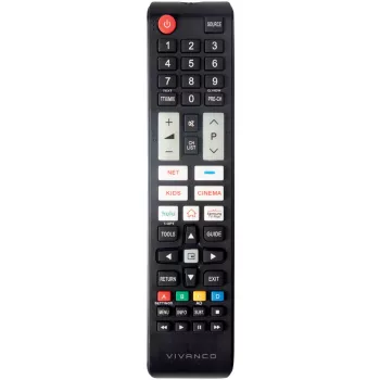 Vivanco VVREMOTESAM Universal Remote Control for Samsung TVs, Black