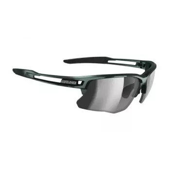 Ochelari de soare sport fotocromici Salice 031RWX Green/RWX 1-3+RW argintii cu lentilă transparentă de schimb