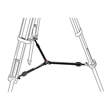 Manfrotto 537SPRB Întinzător median pentru picioarele trepiedului, aluminiu, negru
