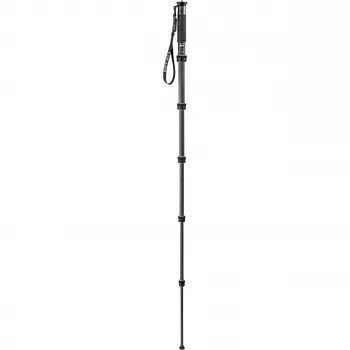 Monopod din fibră de carbon Gitzo GM2562T Traveler Series 2, 6 segmente, înălțime max. 142 cm, sarcină 12 kg, negru