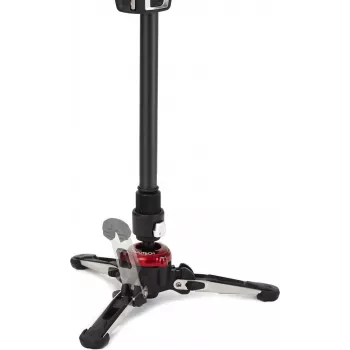 Bază fluidă pentru monopod Manfrotto MVMXPROBASE cu mișcare 3D FLUIDTECH pentru monopoduri XPRO, neagră