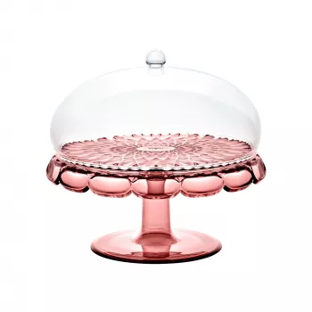 Guzzini Vanity Suport de tort cu clopot, mauve, 30 cm