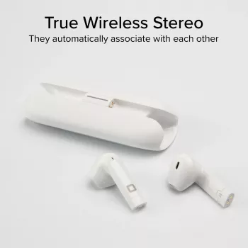 SBS Nu Blade TWS Wireless Earbuds, White (TEEARTWSBLADEBTW)