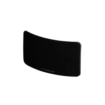 Vivanco VVTVANTMCIRCLE Indoor DVB-T/T2 Antenna with 28 dB Gain, LTE/4G/5G Filter, DAB/DAB+ Support, Black