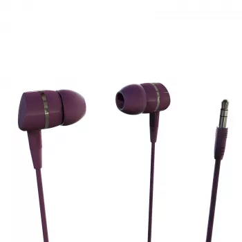 Vivanco VVEARSOLIDSOUNDR Wired In-Ear Headphones with 3.5mm Jack, Red