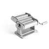 Mașină manuală de paste Marcato Atlas+ ICE, valțuri de 150 mm, 10 trepte de grosime, corp din oțel cromat, Ice
