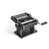 Mașină manuală de paste Marcato Atlas+ negru 150 mm cu 10 trepte de grosime și 3 accesorii de tăiere integrate