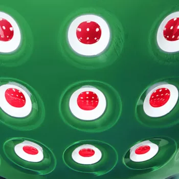 Guzzini Le Murrine 2 Bowl Set 12 cm Emerald Green/White/Red