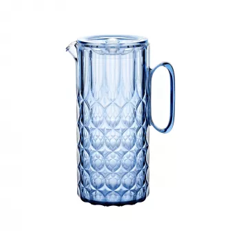 Carafă cu capac Guzzini VANITY albastru denim 1,75 l plastic SAN fără BPA rezistentă la mașina de spălat vase
