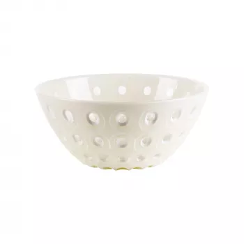 Bol de servire Guzzini Le Murrine 25 cm sidefat/alb/sidefat
