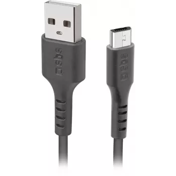 Cablu SBS USB la microUSB 1 m, negru (LTHL200)