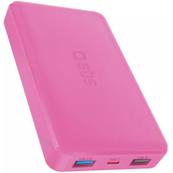 Baterie externă SBS TTBB10000FASTP 10000mAh, Roz