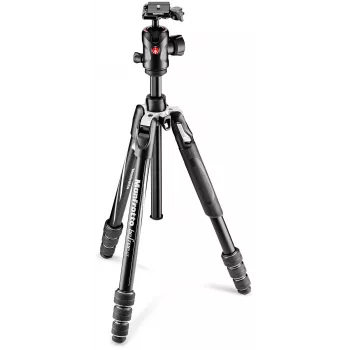 Set treppiedi de călătorie din aluminiu Manfrotto Befree GT cu cap cu bilă (MKBFRTA4GT-BH)