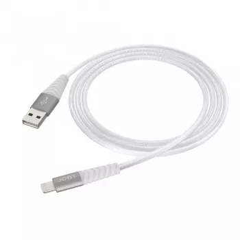 JOBY Charge and Sync Lightning Cable, 1.2 m, White (JB01812-BWW)
