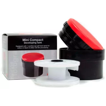 Tanc de developare film AP Compact Mini APP321200 cu 1 spirală multifomat cu autoalimentare (135/126/127), pentru 1 film