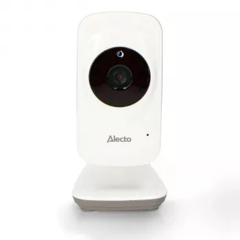 Cameră suplimentară Alecto DVM71CAM pentru baby monitor DVM71 - 2,4 GHz FHSS, vedere nocturnă, comunicare bidirecțională, senzor de temperatură, albă