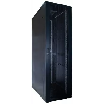 DSIT 42U 19 inch Server Rack Cabinet with Perforated Front Door, 600x1200x2000 mm, Black