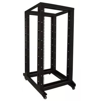 Dulap rack server DSIT 27U 19 inch independent pe roți, 600x800x1400 mm, neasamblat, negru (DS-RR6827)