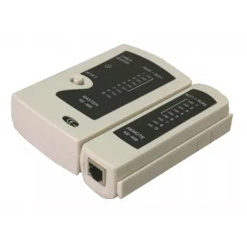 DSIT Network Cable Tester for RJ11 RJ12 RJ45 ISDN Cat5 Cat5e Cat6 Cat6a UTP STP with LED Display