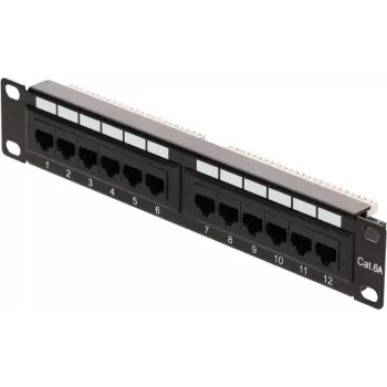 Patch panel DSIT 10 inch 12 porturi UTP CAT 6a DS-10Patch6a-12UTP