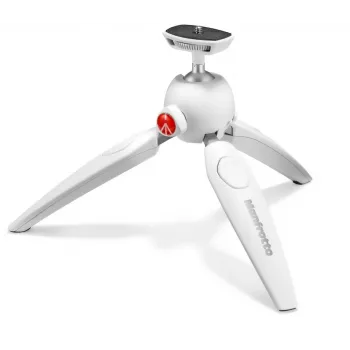 Mini treppiedi alb Manfrotto PIXI EVO cu cap sferic