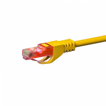 Cablu patch de rețea DSIT CAT6 U/UTP, 2m, galben, 100% cupru, RJ45, 250 MHz, Gigabit Ethernet (DC-67-020)