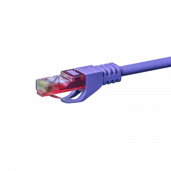 Cablu patch de rețea DSIT CAT6 U/UTP, 3m, violet, 100% cupru (DC-68-030)