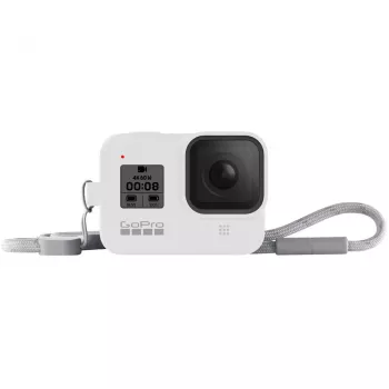 Husă + curea de transport GoPro pentru HERO8 Black, White Hot (AJSST-002)
