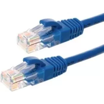 DSIT CAT5e Network Cable U/UTP 0.25m Blue 100% Copper