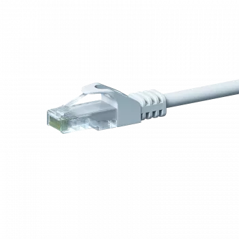 Cablu de rețea DSIT CAT 5e U/UTP, 7,5 m, alb, CCA, RJ45