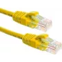 Cablu de instalație DSIT UTP Cat6a, cupru 100%, galben, 0,25 m, DC-U6A7-002