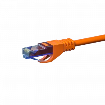 Cablu de rețea DSIT CAT6a 100% cupru - U/UTP - 1 metru - portocaliu (DC-U6A6-010)