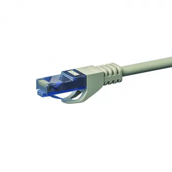 Cablu patch de rețea DSIT CAT6a U/UTP 100% cupru 7,5 m gri