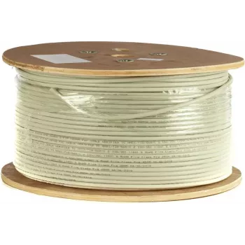 Cablu de instalare DSIT CAT6A SFTP 500 m cu miez masiv - LSZH B2ca - albastru