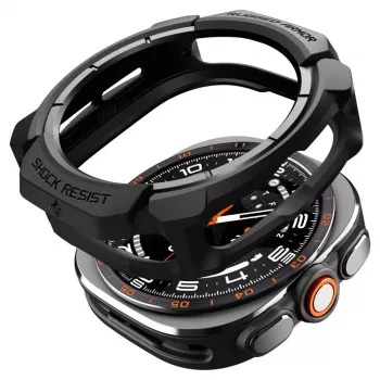 Husă Spigen Rugged Armor pentru Samsung Galaxy Watch Ultra 2 2026 (47mm) – Negru mat