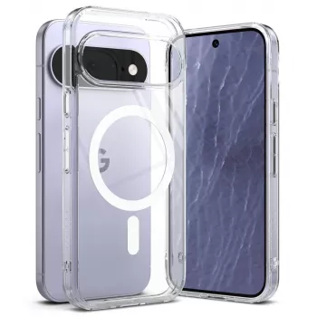 Husă magnetică MagSafe Ringke Fusion pentru Google Pixel 11 - transparentă