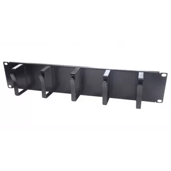 Panou de management al cablurilor DS-IT 19 inch, metal - 2U (DS-1904-2U)