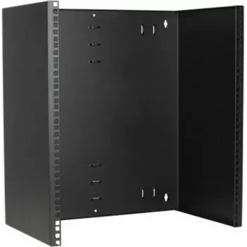 Cadru rack DSIT 12U 19 inch pentru montaj pe perete, adâncime 300mm, fix, oțel, negru