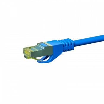 Cablu de rețea DSIT Cat.7 S/FTP (PiMF) RJ45, albastru, 3m