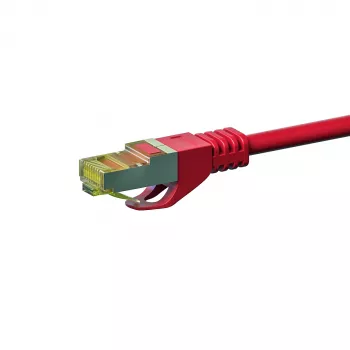 Cablu de rețea DSIT Cat.7 S/FTP PiMF RJ45, roșu, 50 m (DC-75-500)